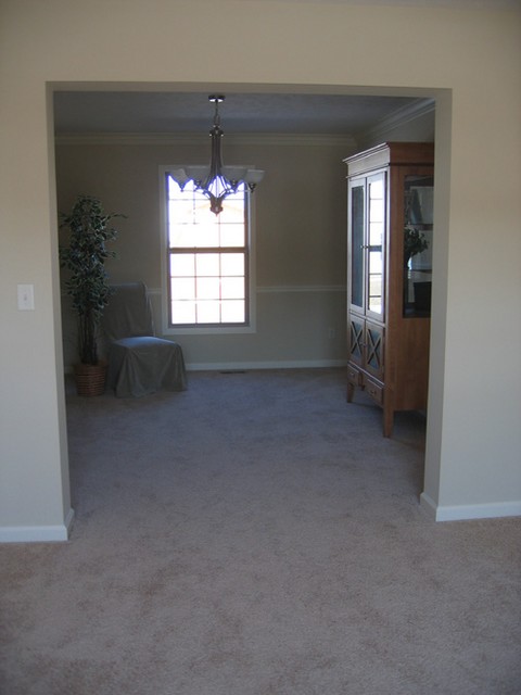 Viewing the Dining Room from the living room