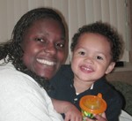 Nico missed his Mommy - Big Smiles :-)