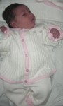 Akilah getting dressed up for a photo