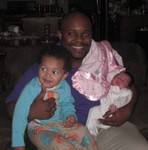 On his way to St. Louis, visiting Nicholas and Baby Namesake