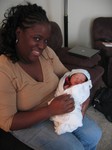 Erica holding Nicholas