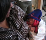 Grandma Solomon and her little Cubs fan