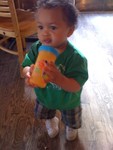 Nicholas at Papa Del's April 2009
