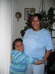 Cicily and Carmiya at Auntie Tut's