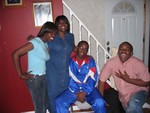 The four of us at the Richardsons June 2005