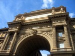 Arch in Main Square in Florence