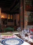 Inside Resturant in Florence